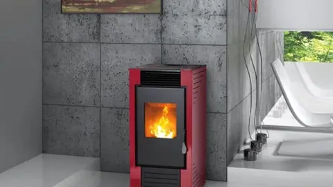 Instalación estufa pellets