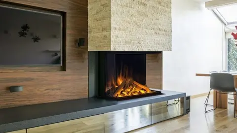 5 chimeneas eléctricas empotrables de Amazon para decorar tu salón