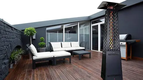 ¿Cuánto consume una estufa de terraza?