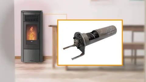 Tornillo sinfín de estufa de pellets