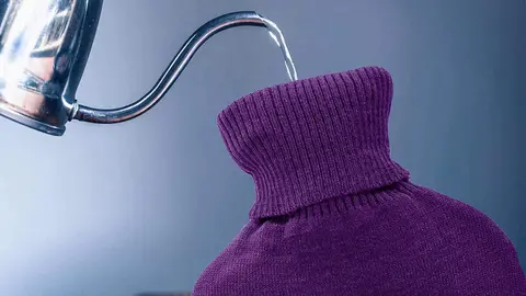 Cómo usar bolsa de agua caliente