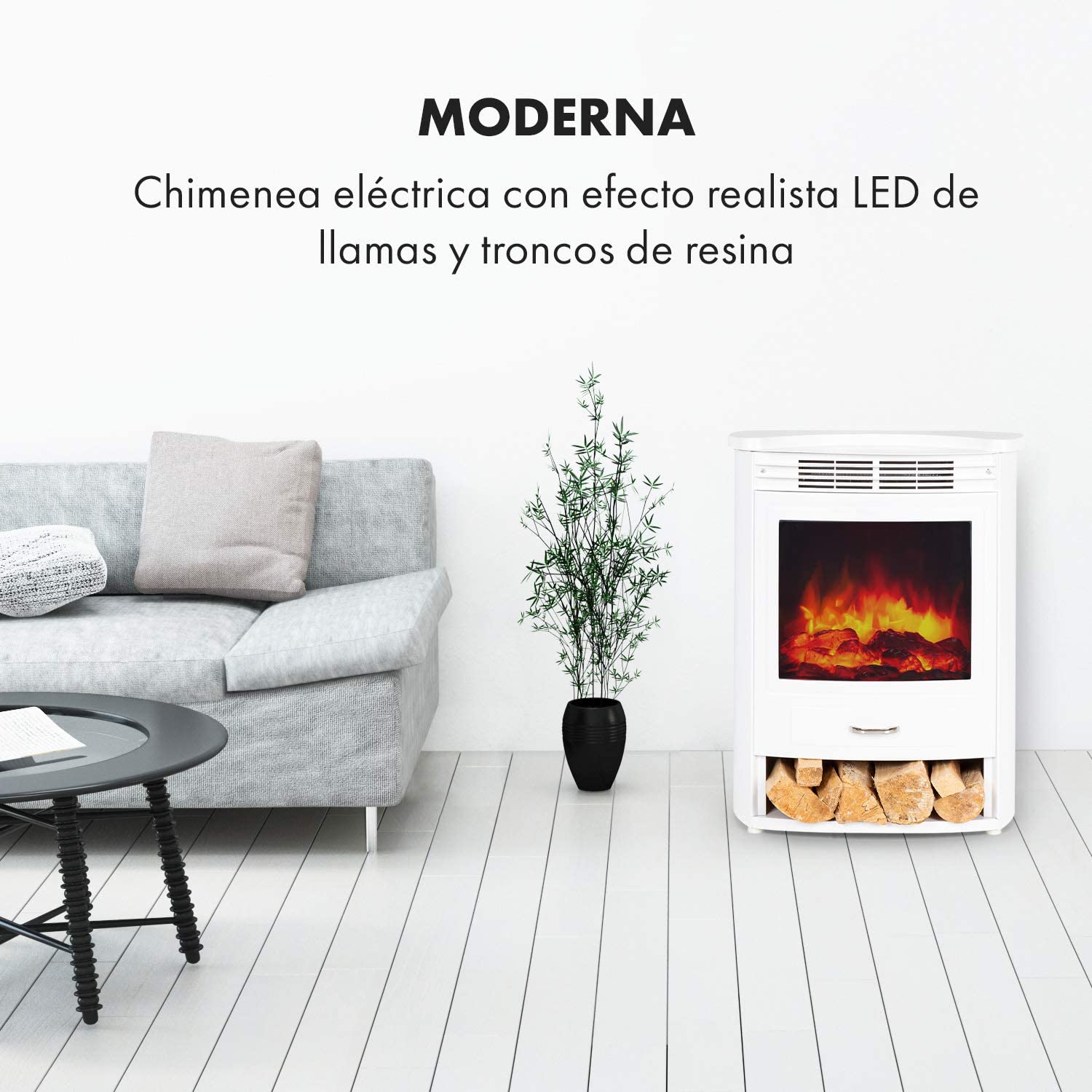 Chimenea eléctrica KLARSTEIN Bormio