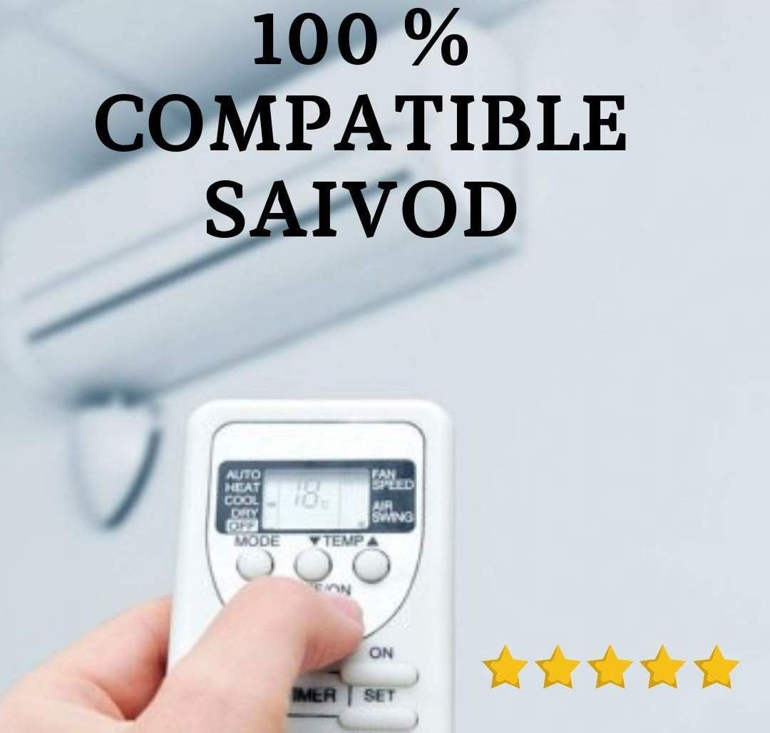Mando compatible con aires acondicionados Saivod